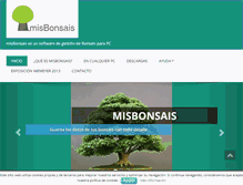 Tablet Screenshot of misbonsais.com